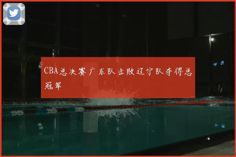CBA总决赛广东队击败辽宁队夺得总冠军