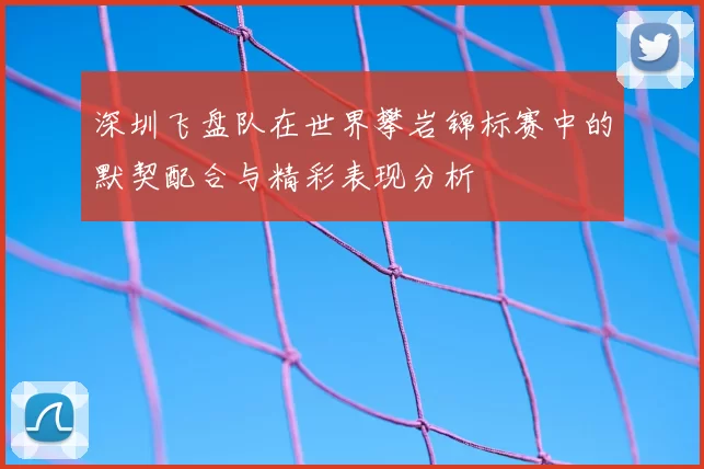 深圳飞盘队在世界攀岩锦标赛中的默契配合与精彩表现分析